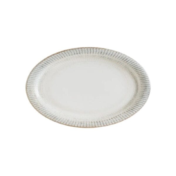 TK209602 Albus Oval Plate 220mm Galata