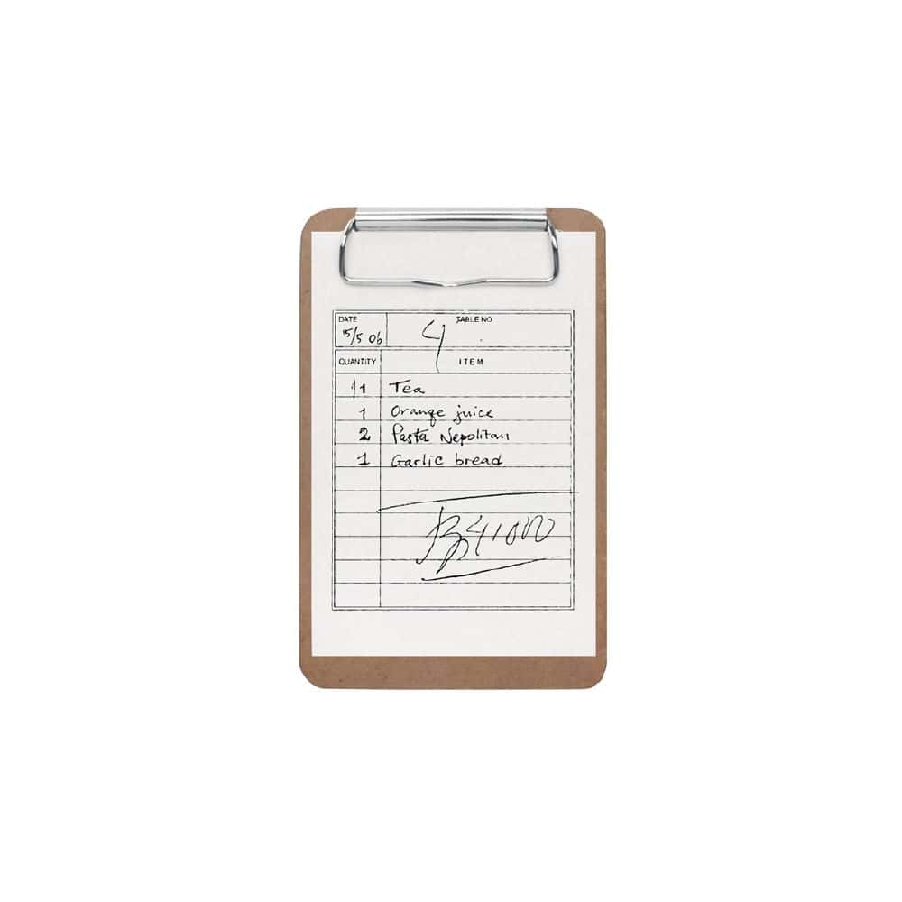 Menu/Bill Mini Clipboard 90mmx150mm Olympia