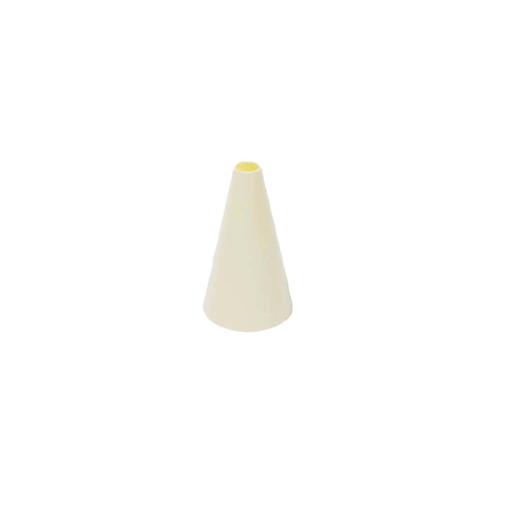 Piping Nozzle Size #5 33mmx60mm Plain PP Kookie - Ivory