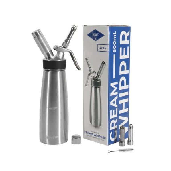 KH35905 Cream Whipper 500ml with Tips & Cleaning Brush S/S Classik Chef