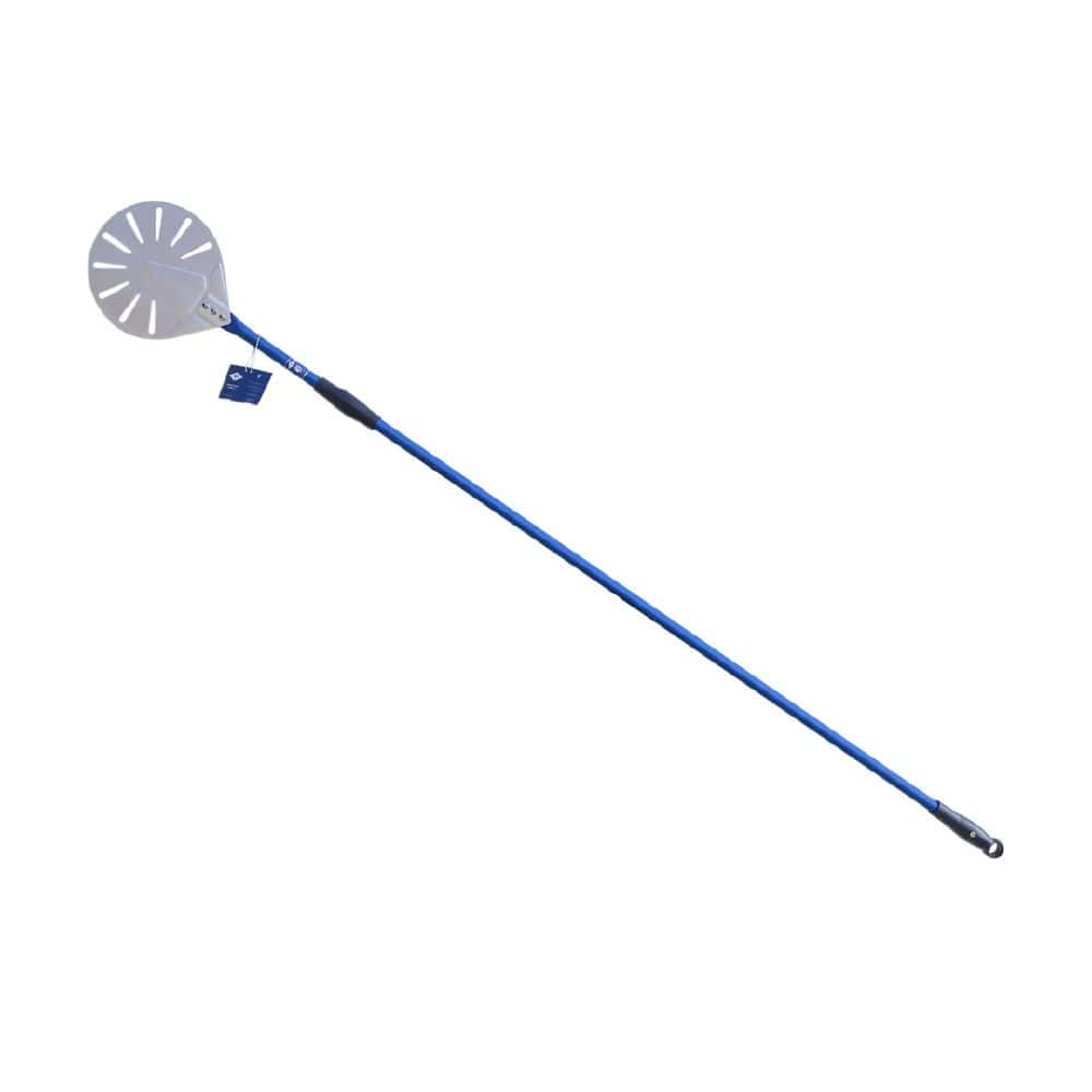Pizza Peel with 200mm Round Perforated Head and 1200mm Handle Aluminium Amore