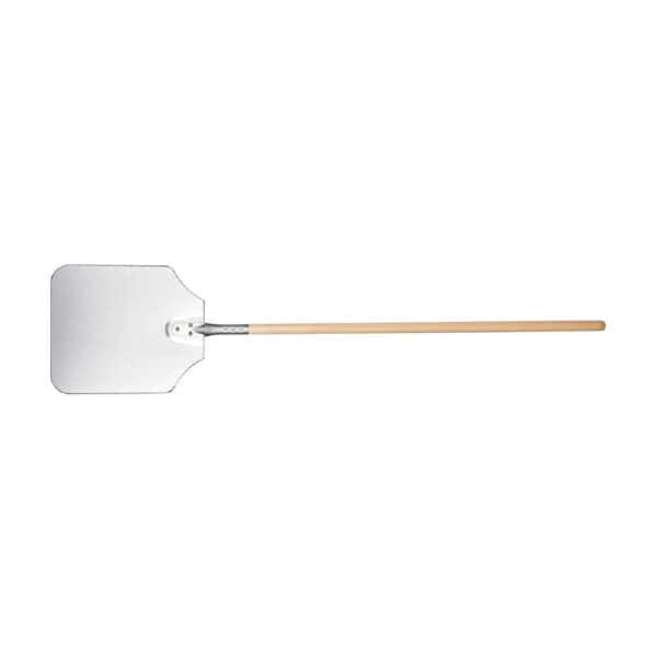 Pizza Peel with 300x300mm Square Head Aluminium and 1000mm Wood Handle Chef Inox