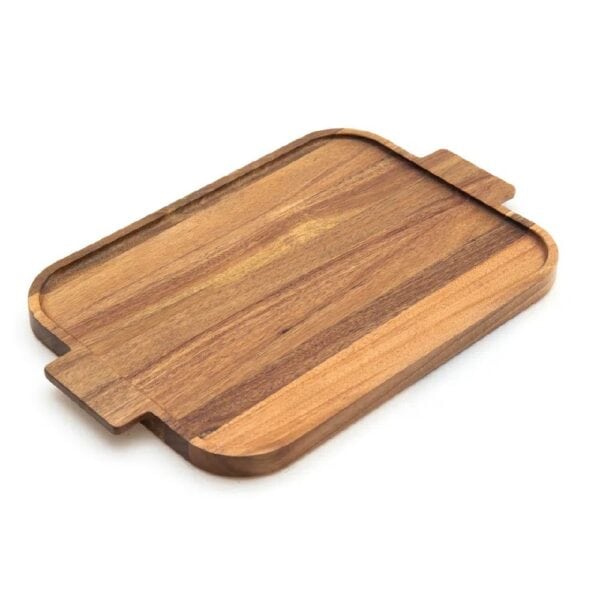 KH03546 Acacia Serving Tray 485x310x25mm w/ Handles HandKraft