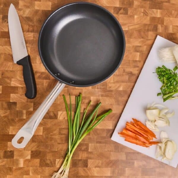Frypan 200x40mm Non-Stick Induction S/S Deluxe