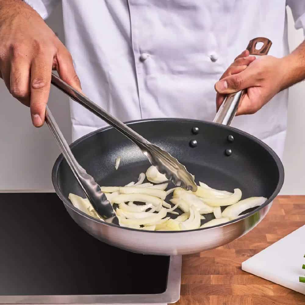 Frypan 280x50mm Non-Stick Induction S/S Deluxe