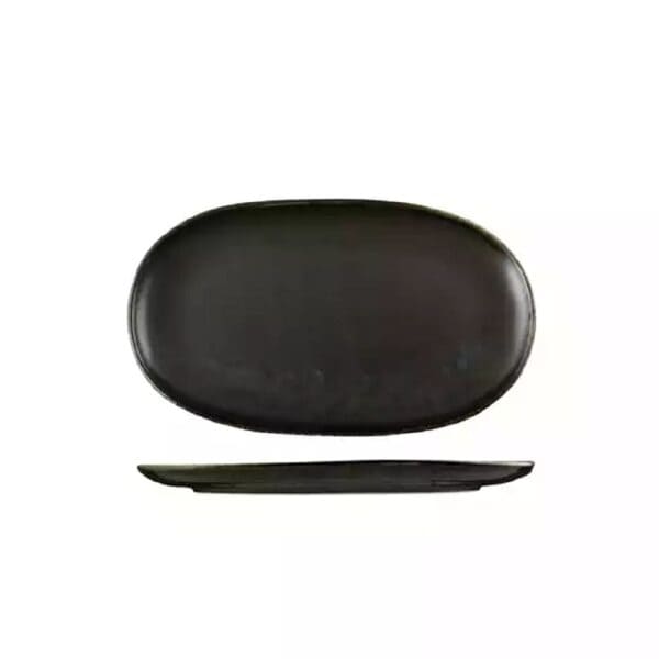 Oval Coupe Plate 250mmx150mm Earth