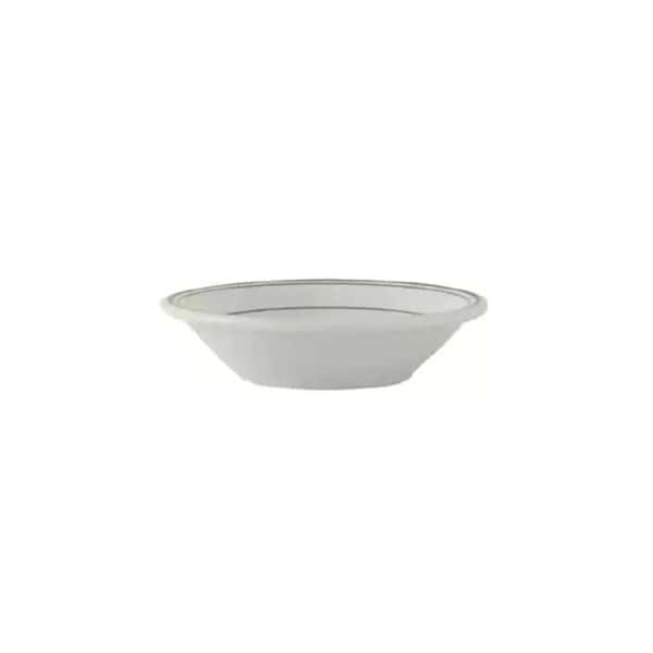 TITX110154 Fruit / Sides Bowl 325ml Green Bay White/Green Double Line