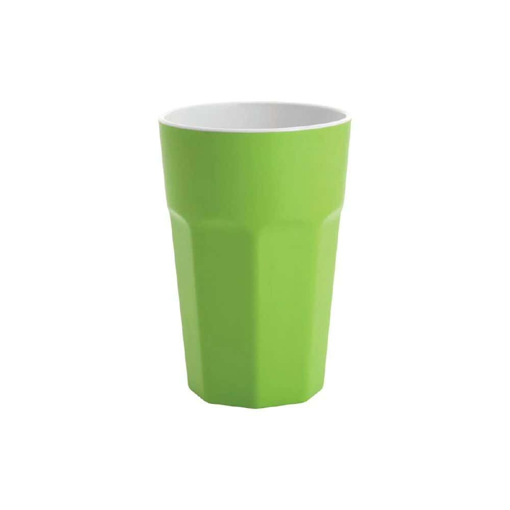 Melamine Tumbler 500ml Gelato Lime Green/White
