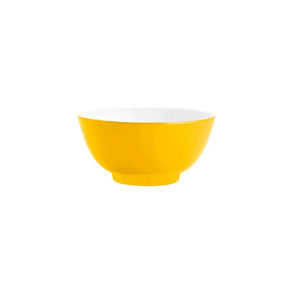 Melamine Cereal Bowl 770ml Gelato Yellow/White