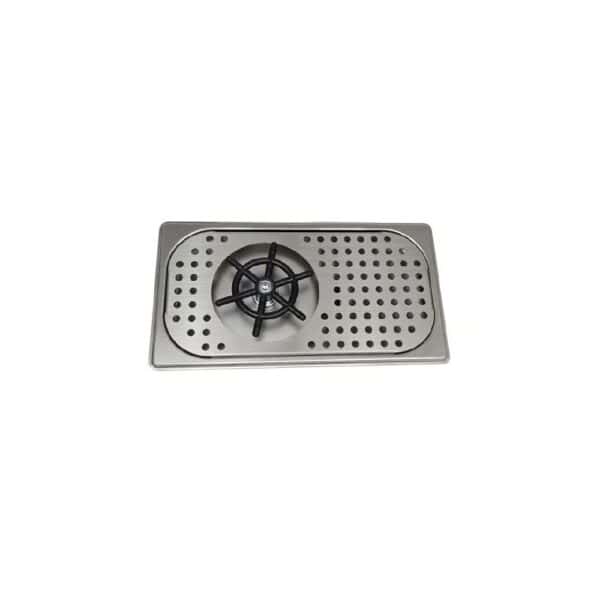 Glass/Milk Jug Rinser w/ Honeycomb Drain Tray 300