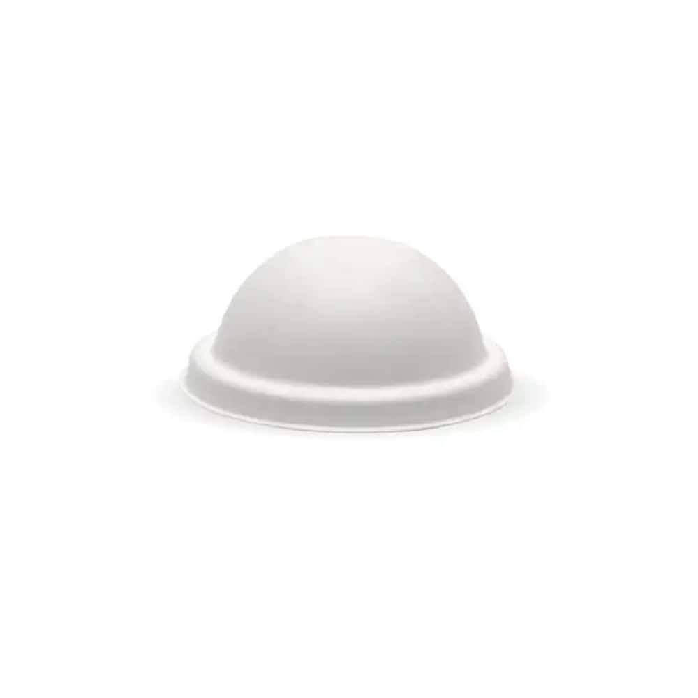 Dome Lid Suits 90ml (3oz) Takeaway Ice Cream Cup BioCane White Plant Fibre
