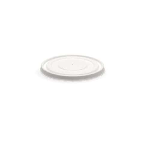 Lid Suits 500ml & 1000ml Takeaway Bowl BioCane White Plant Fibre