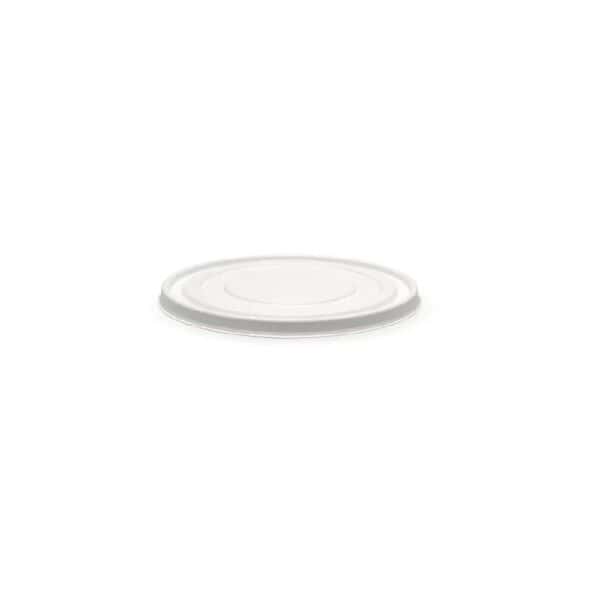 BIOBBBLL184PULPW Lid Suits 1300ml Takeaway Bowl Extra Large BioCane White Plant Fibre