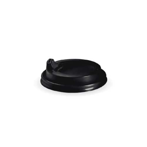 Sipper Lid Suits (90mm) Takeaway Coffee Cup BioCup Black