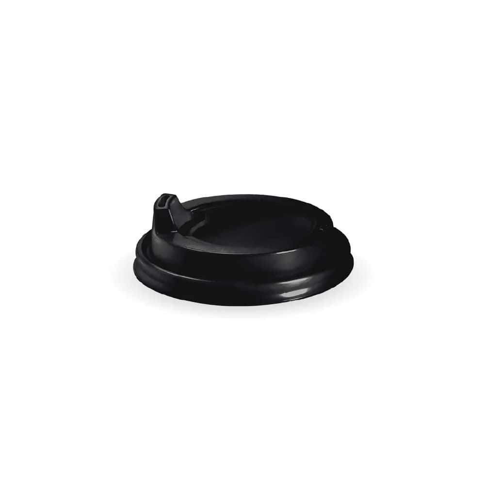 Sipper Lid Suits (90mm) Takeaway Coffee Cup BioCup Black
