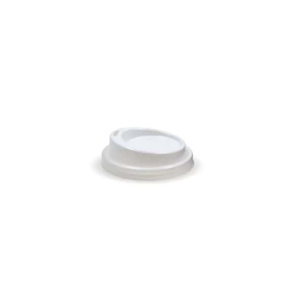 Sipper Lid Suits (63mm/4oz) Takeaway Coffee Cup BioCup White