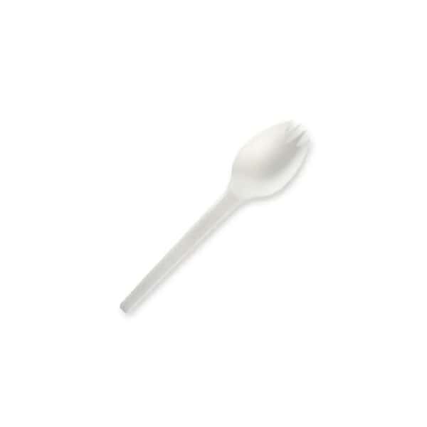 BIOGD6ACB Spork 150mm (6") BioPlastic PLA