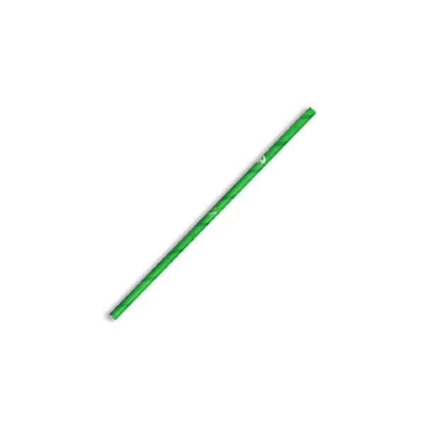 Straw Regular 197mm (6mm) 3 Ply BioStraw Green