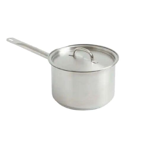 Saucepan w/ Lid 2.0Ltr 160mm x 95mm Heavy Duty S/S Deluxe