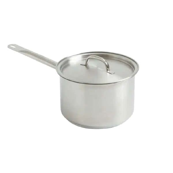 KHSSAUHD20 Saucepan w/ Lid 2.0Ltr 160mm x 95mm Heavy Duty S/S Deluxe