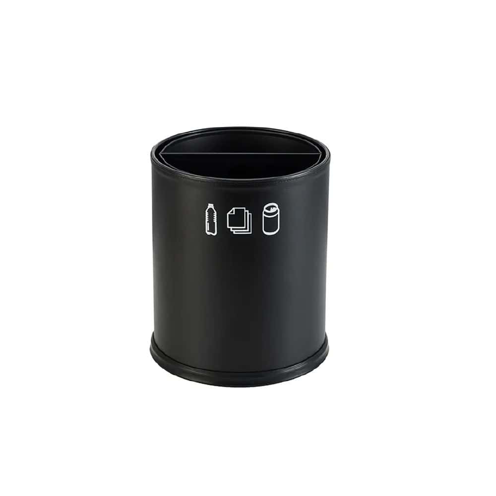 Round Recycle Waste Bin 3Ltr 2 Sections