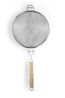 Strainer Fine Mesh 300mm Reinforced Nickle Plated Classik Chef